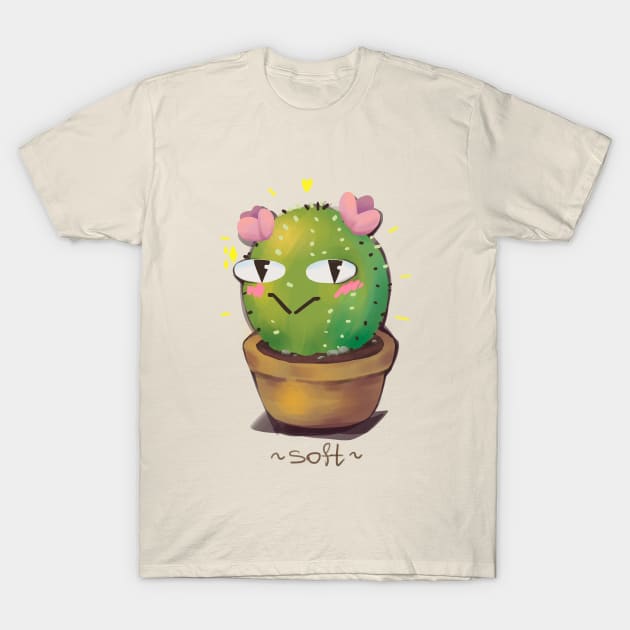 Soft cactus T-Shirt by MoreHope